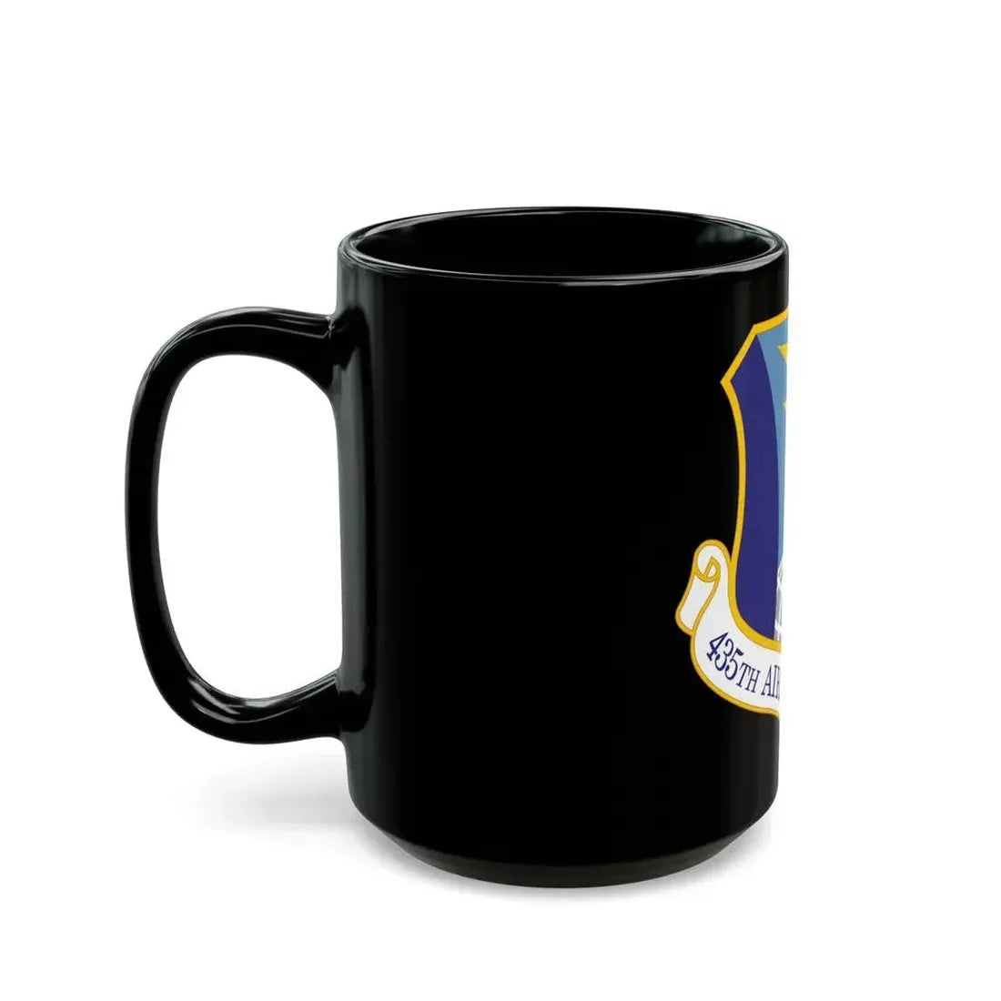 435th Air Base Wing (U.S. Air Force) Black Coffee Mug - Go Mug Yourself
