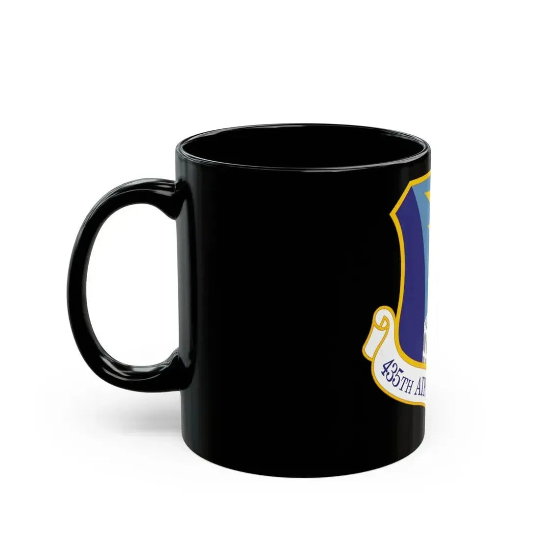 435th Air Base Wing (U.S. Air Force) Black Coffee Mug - Go Mug Yourself
