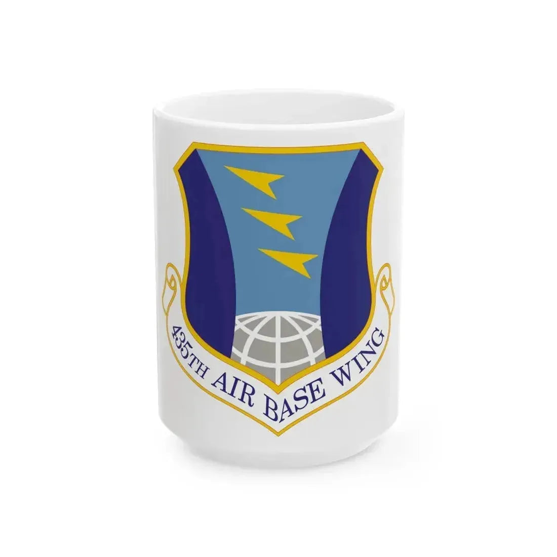 435th Air Base Wing (U.S. Air Force) White Coffee Mug 15oz - Go Mug Yourself