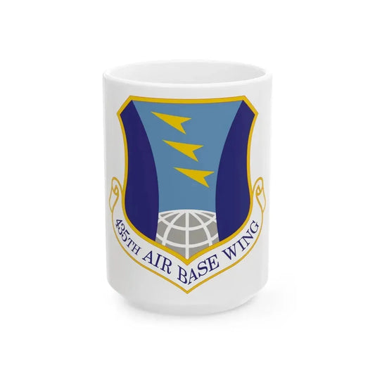 435th Air Base Wing (U.S. Air Force) White Coffee Mug 15oz - Go Mug Yourself