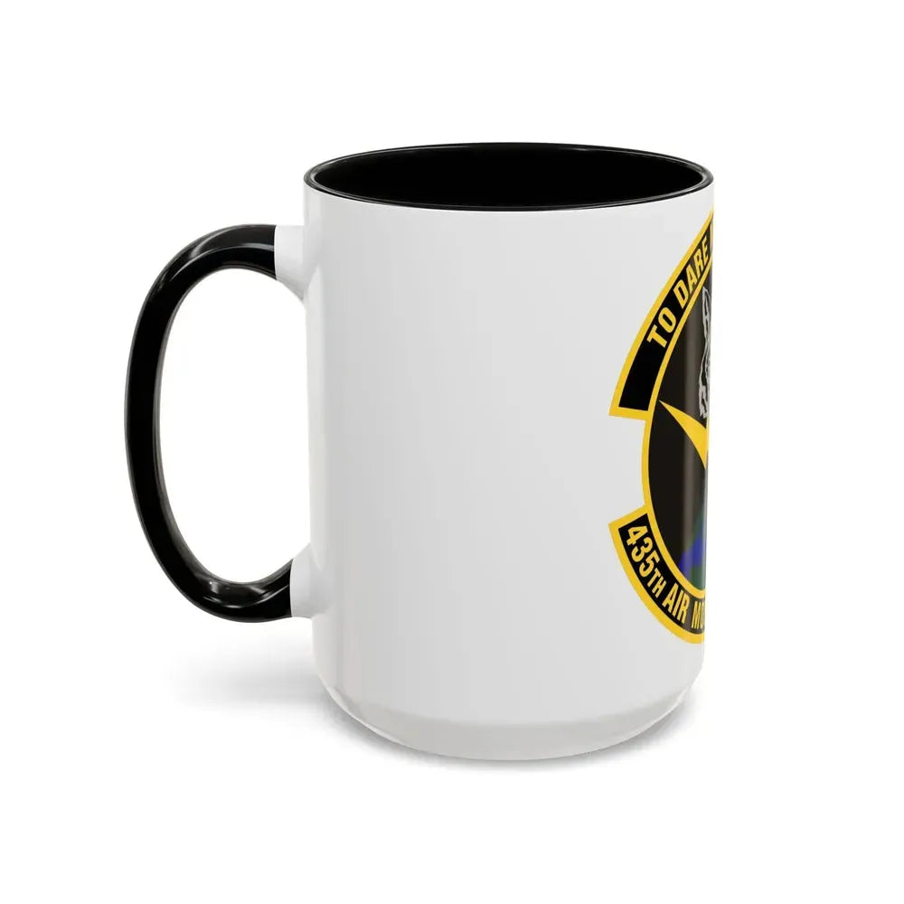 435th Air Mobility Squadron (U.S. Air Force) Accent Coffee Mug - Go Mug Yourself