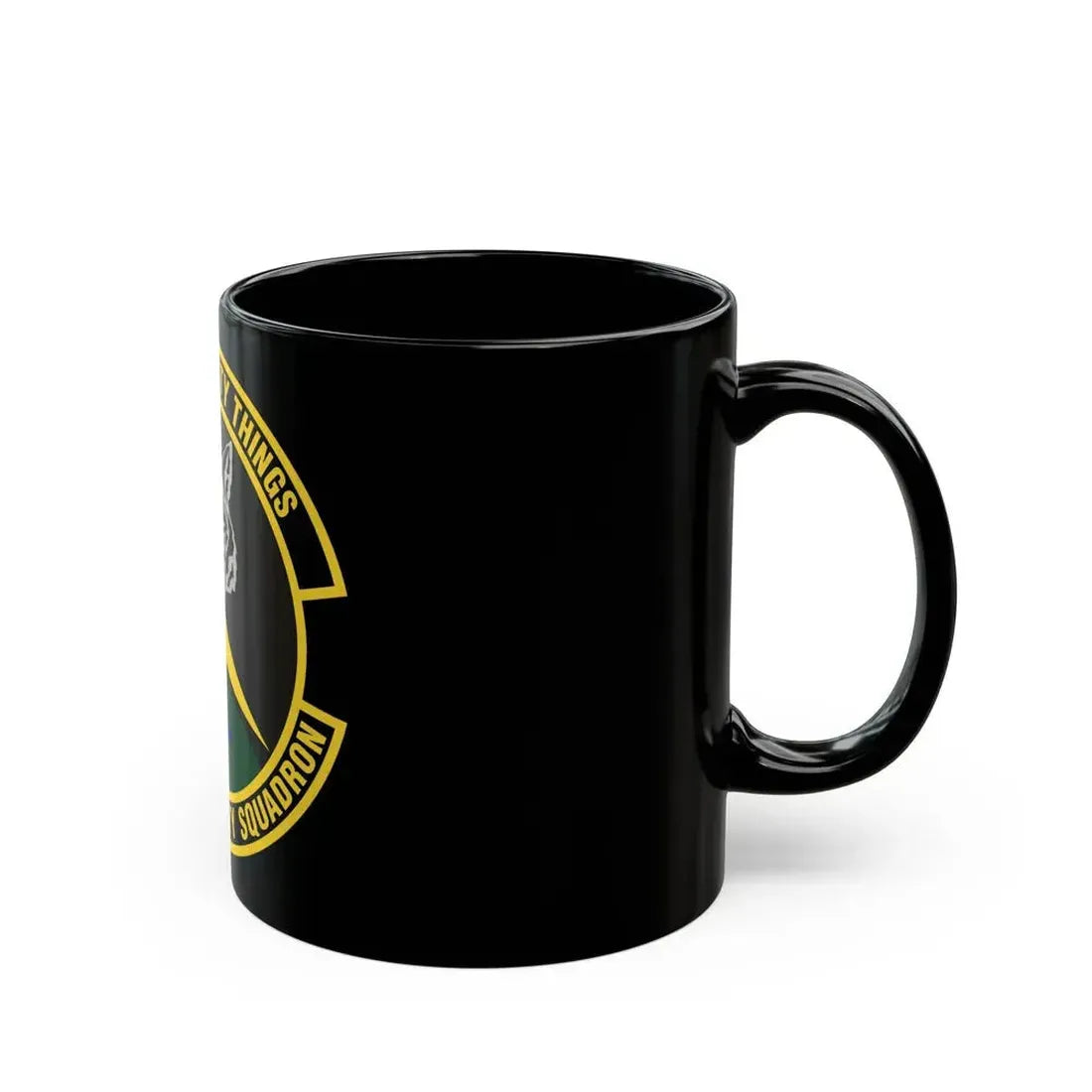 435th Air Mobility Squadron (U.S. Air Force) Black Coffee Mug - Go Mug Yourself