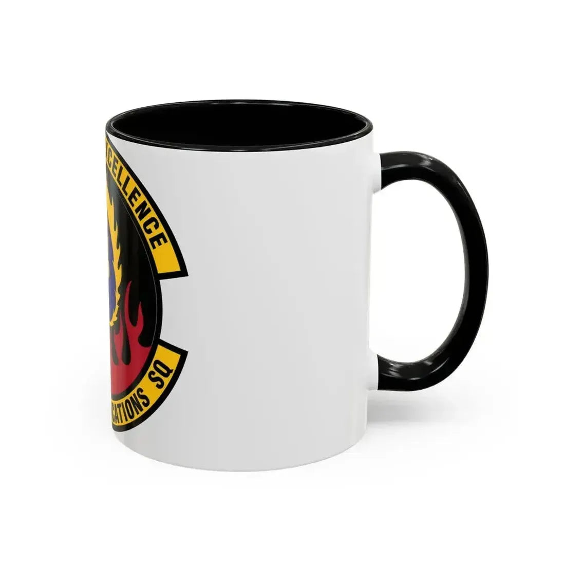 435th Communications Squadron (U.S. Air Force) Accent Coffee Mug - Go Mug Yourself