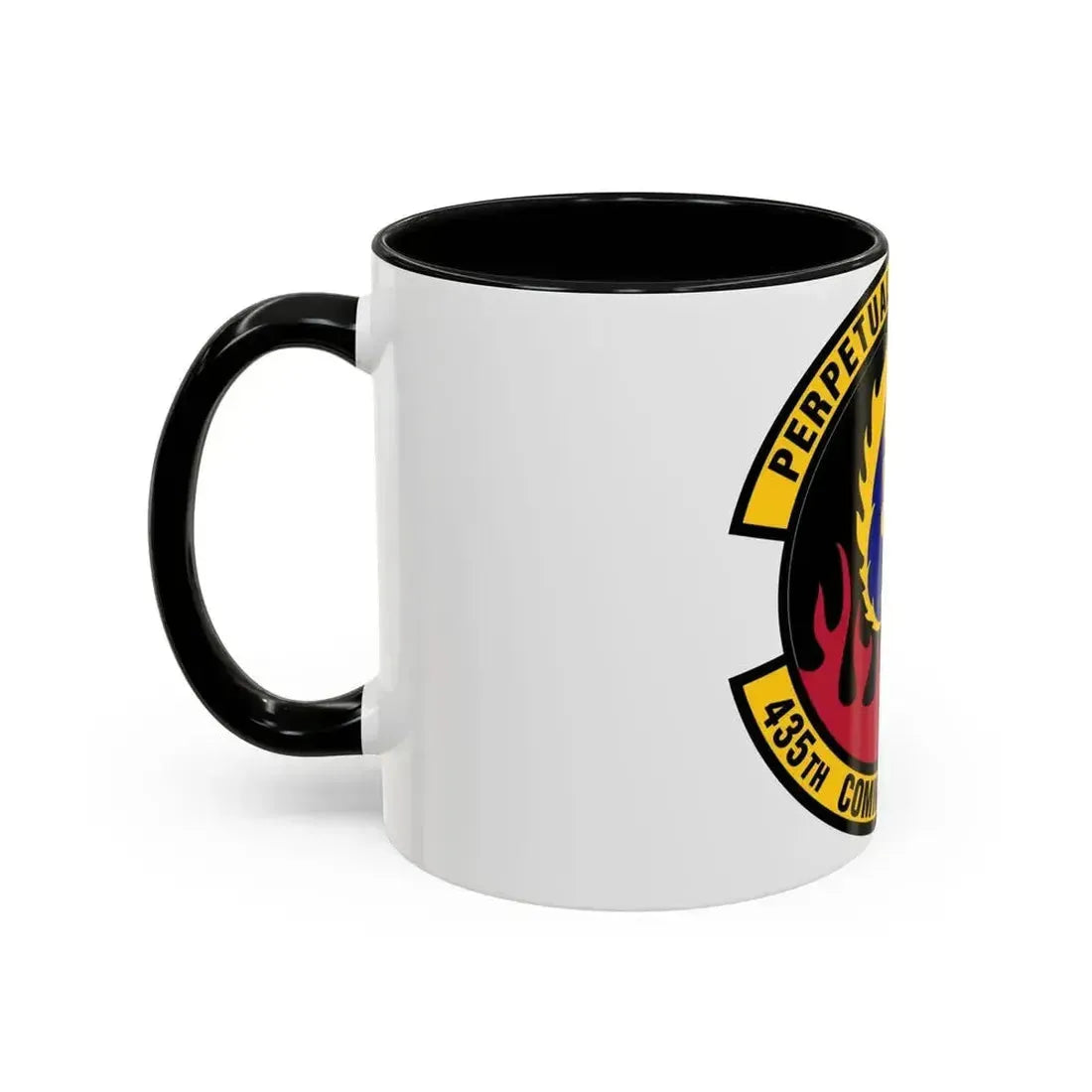 435th Communications Squadron (U.S. Air Force) Accent Coffee Mug - Go Mug Yourself