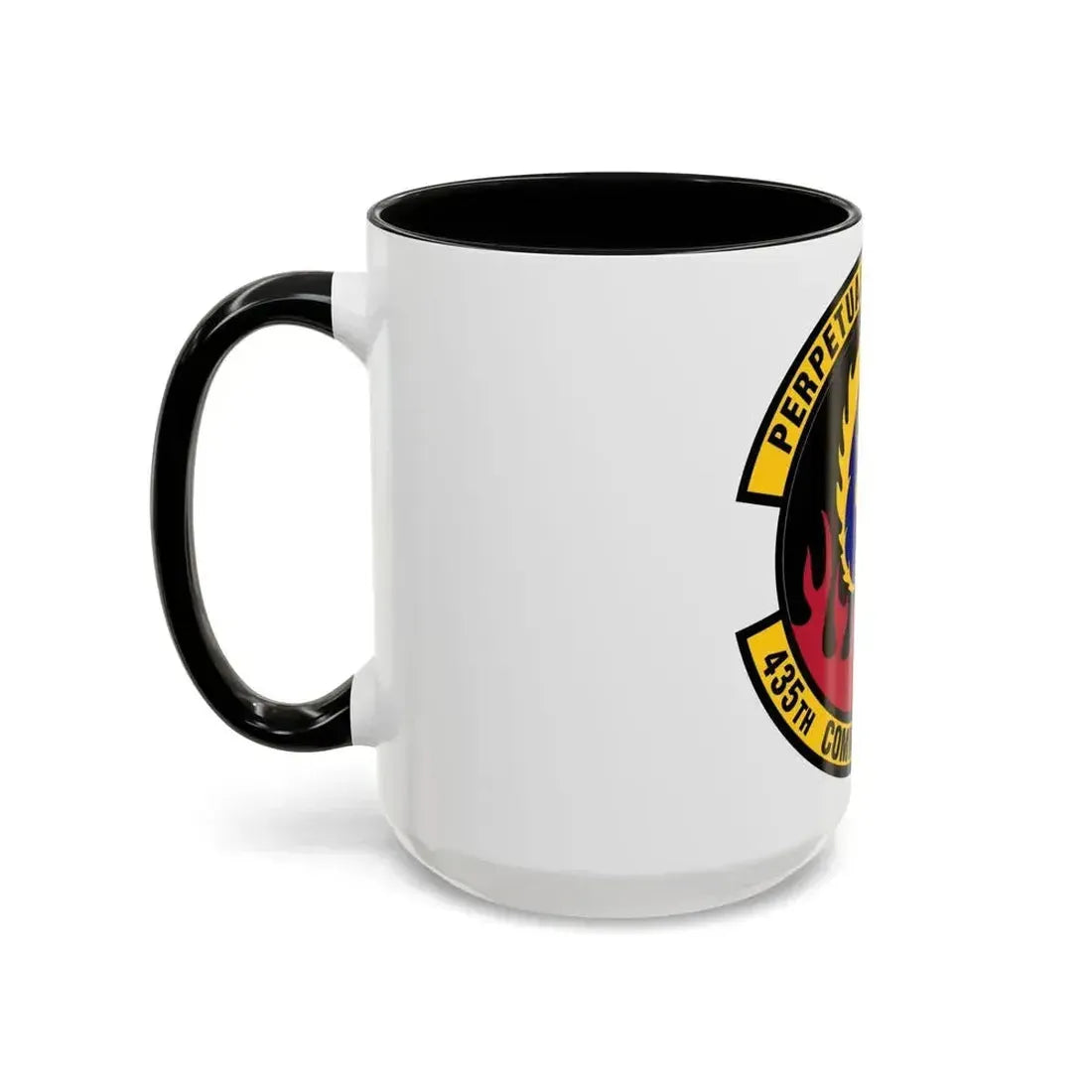 435th Communications Squadron (U.S. Air Force) Accent Coffee Mug - Go Mug Yourself