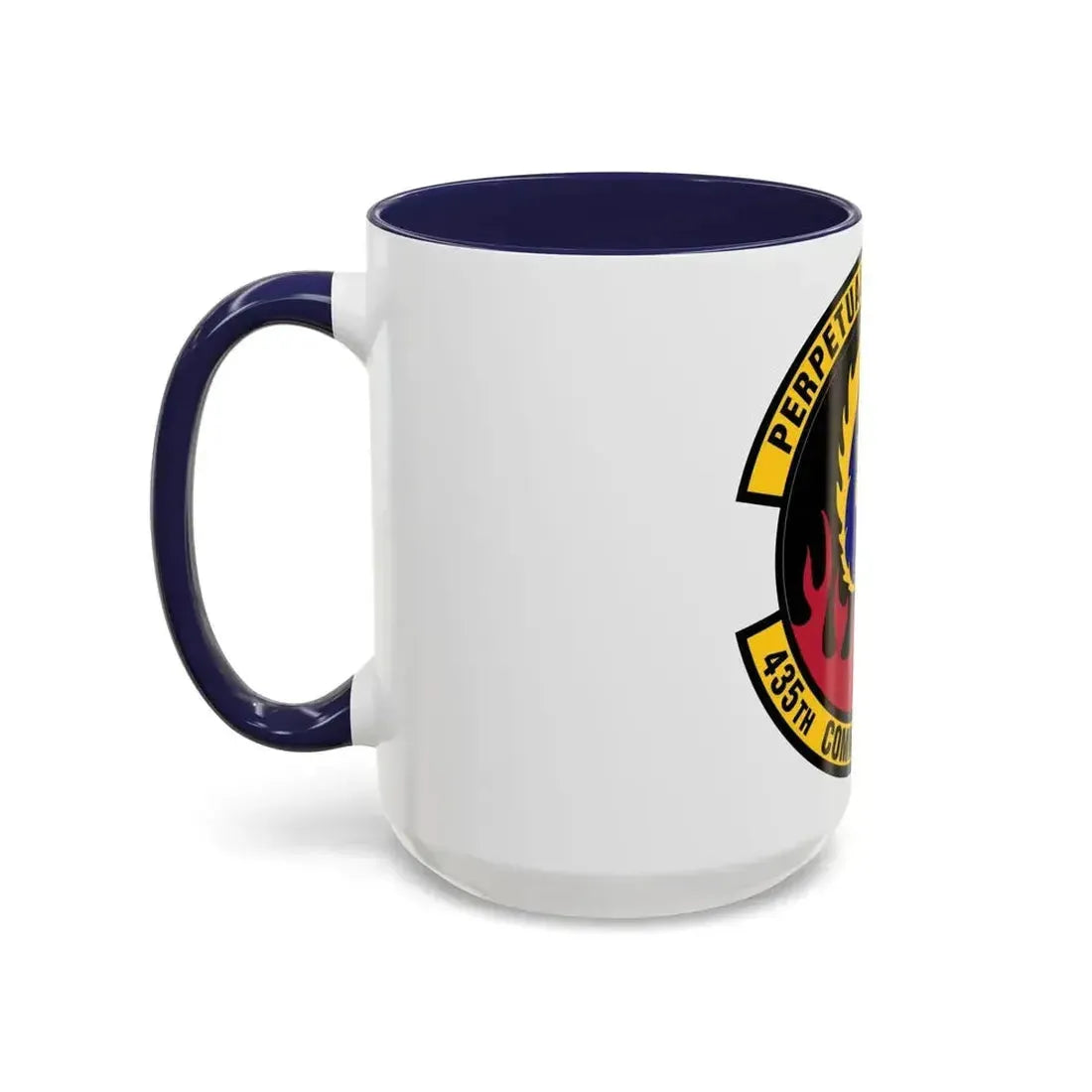 435th Communications Squadron (U.S. Air Force) Accent Coffee Mug - Go Mug Yourself
