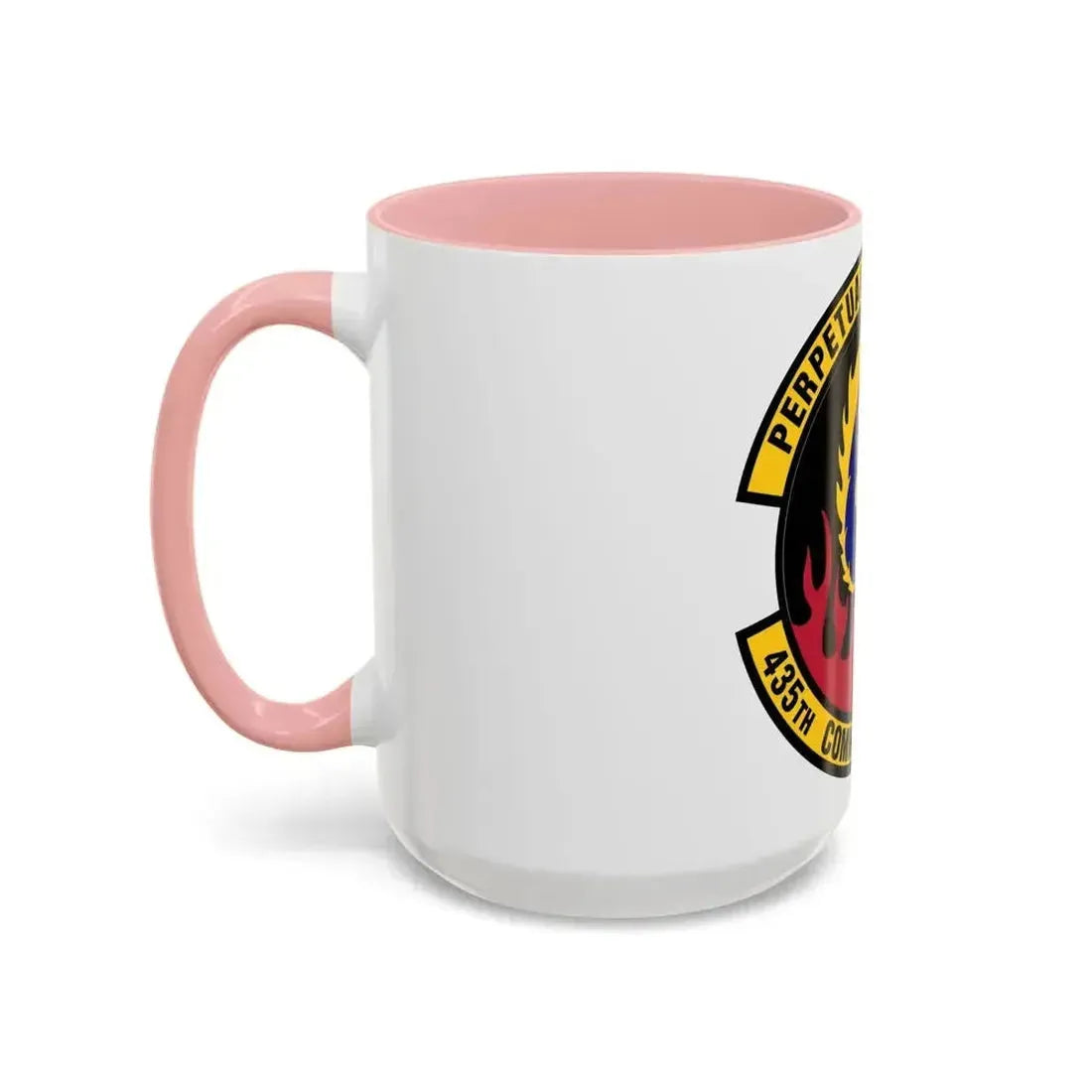 435th Communications Squadron (U.S. Air Force) Accent Coffee Mug - Go Mug Yourself