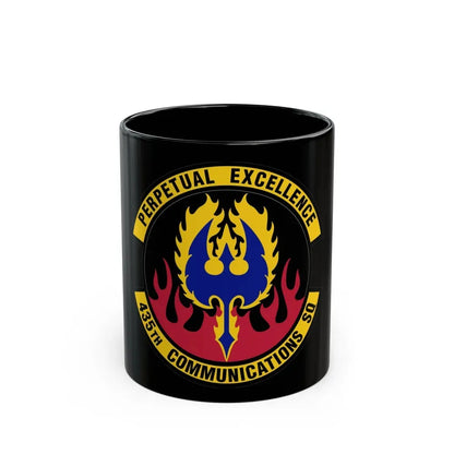 435th Communications Squadron (U.S. Air Force) Black Coffee Mug 11oz - Go Mug Yourself
