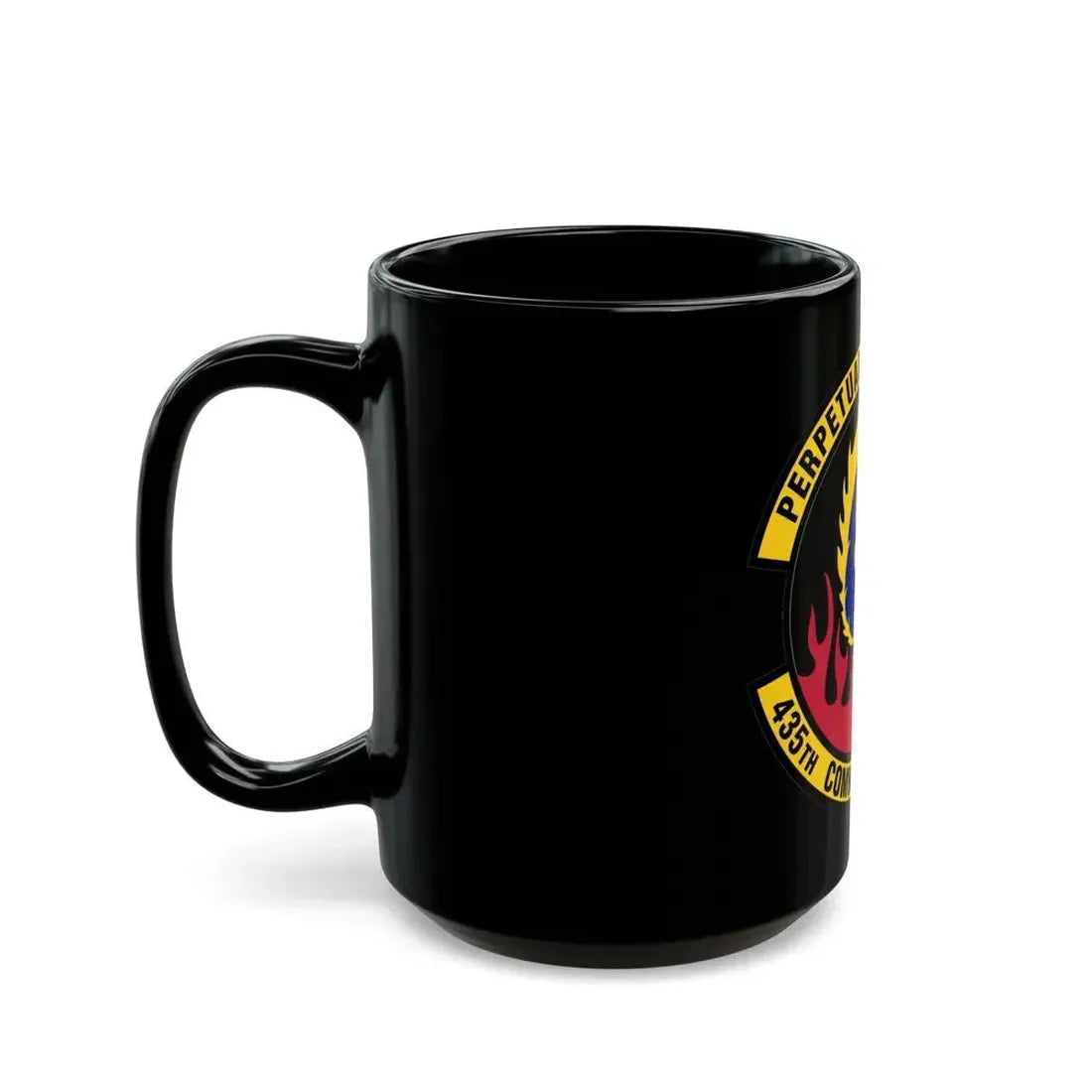 435th Communications Squadron (U.S. Air Force) Black Coffee Mug - Go Mug Yourself