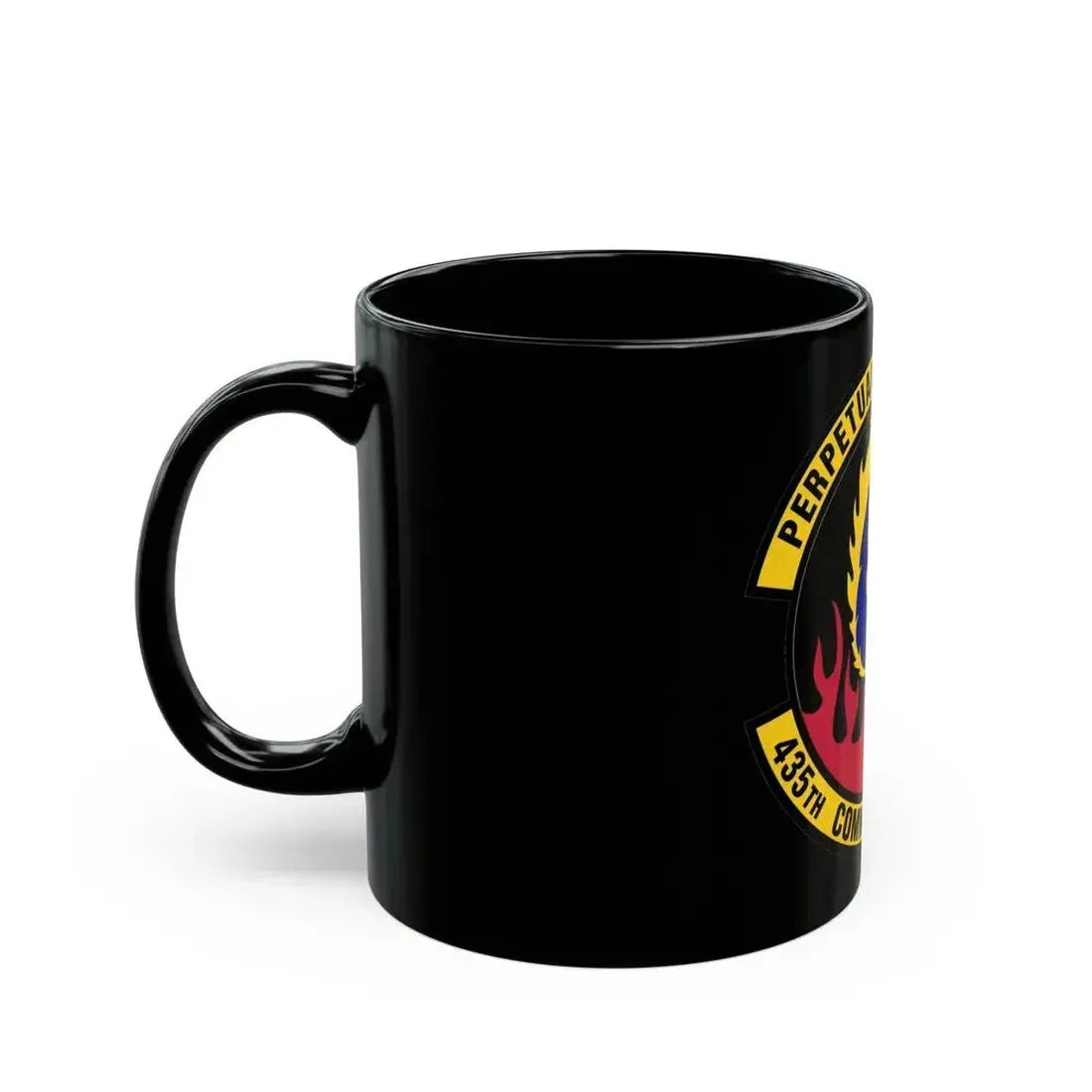 435th Communications Squadron (U.S. Air Force) Black Coffee Mug - Go Mug Yourself