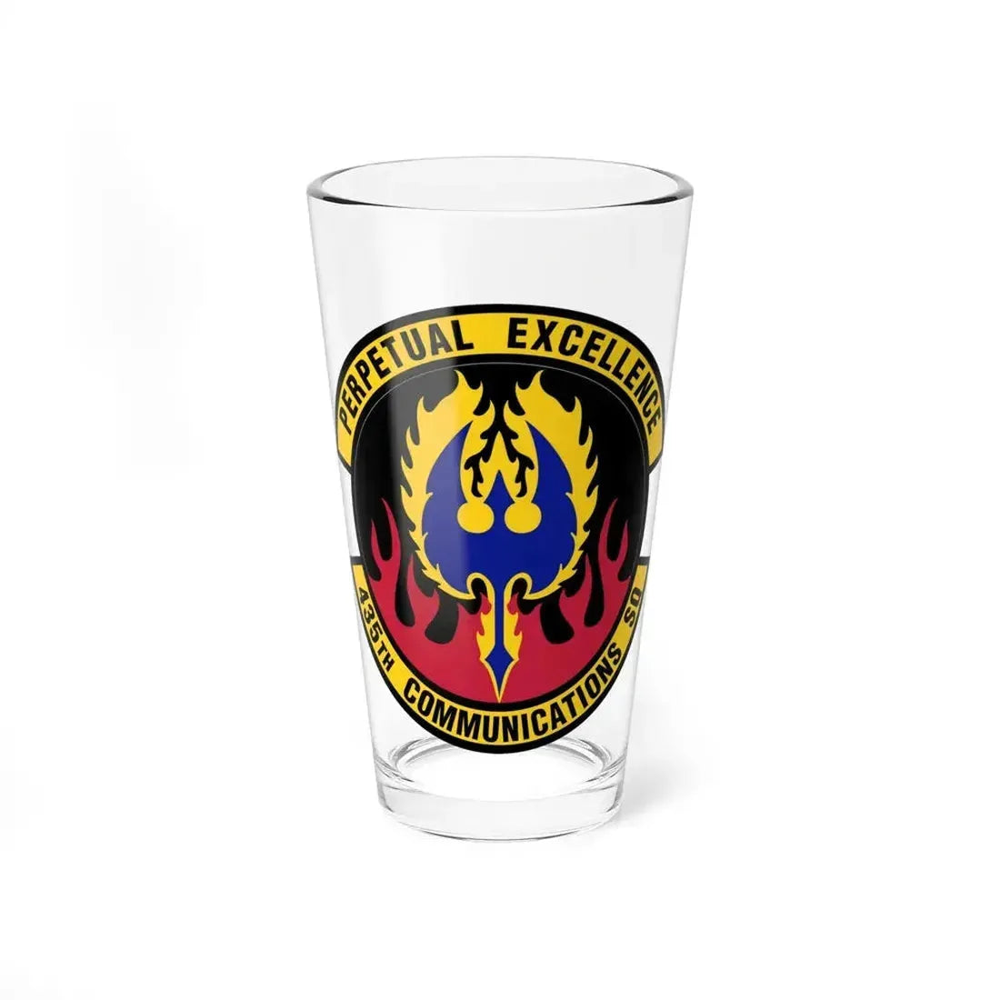 435th Communications Squadron (U.S. Air Force) Pint Glass 16oz 16oz - Go Mug Yourself