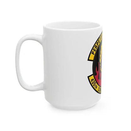435th Communications Squadron (U.S. Air Force) White Coffee Mug - Go Mug Yourself
