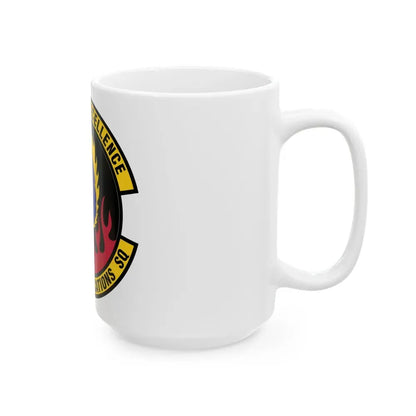 435th Communications Squadron (U.S. Air Force) White Coffee Mug - Go Mug Yourself