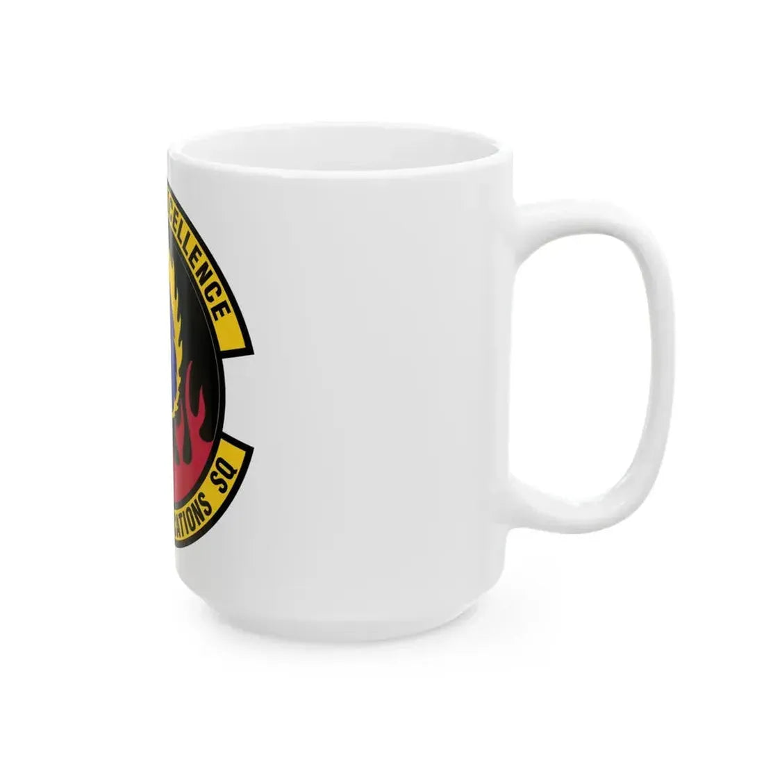 435th Communications Squadron (U.S. Air Force) White Coffee Mug - Go Mug Yourself