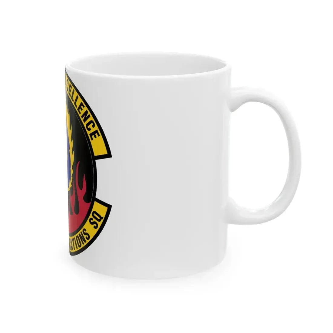 435th Communications Squadron (U.S. Air Force) White Coffee Mug - Go Mug Yourself