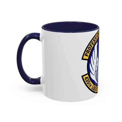 435th Logistics Readiness Squadron (U.S. Air Force) Accent Coffee Mug - Go Mug Yourself