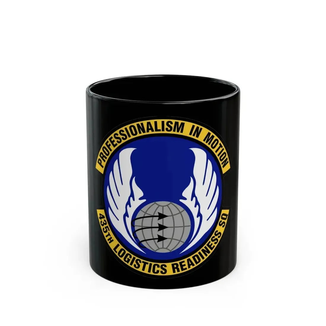 435th Logistics Readiness Squadron (U.S. Air Force) Black Coffee Mug 11oz - Go Mug Yourself