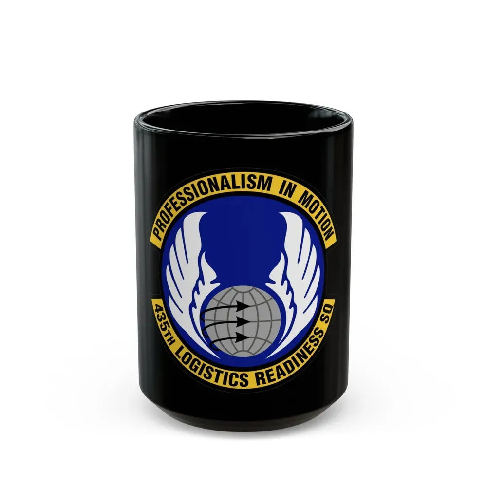 435th Logistics Readiness Squadron (U.S. Air Force) Black Coffee Mug 15oz - Go Mug Yourself