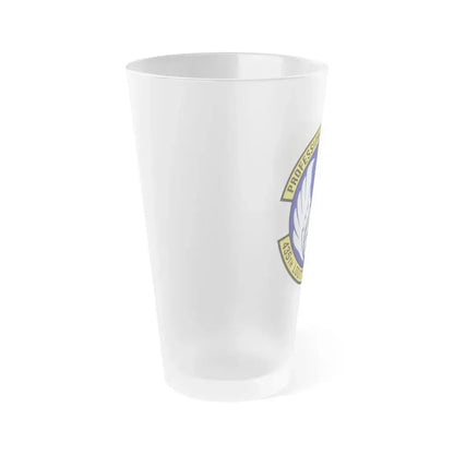 435th Logistics Readiness Squadron (U.S. Air Force) Frosted Pint Glass 16oz - Go Mug Yourself