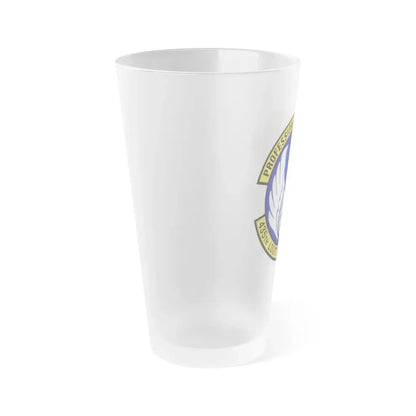 435th Logistics Readiness Squadron (U.S. Air Force) Frosted Pint Glass 16oz - Go Mug Yourself