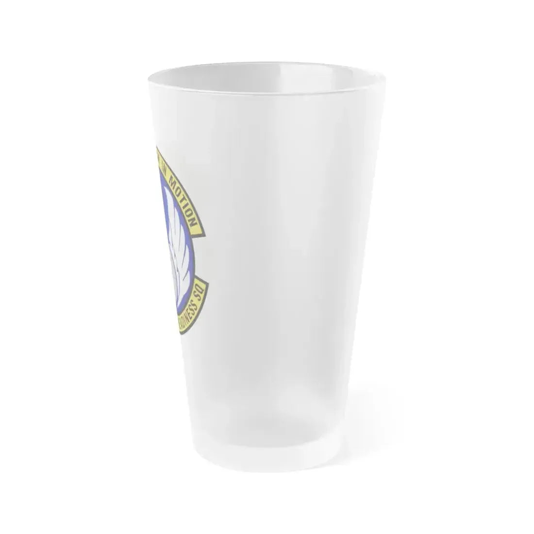 435th Logistics Readiness Squadron (U.S. Air Force) Frosted Pint Glass 16oz - Go Mug Yourself