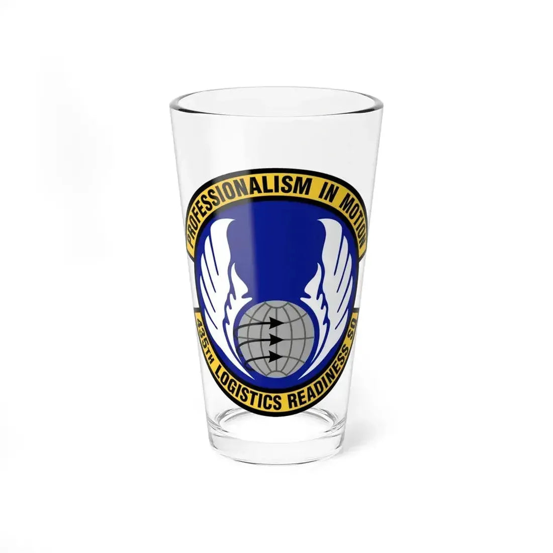 435th Logistics Readiness Squadron (U.S. Air Force) Pint Glass 16oz 16oz - Go Mug Yourself