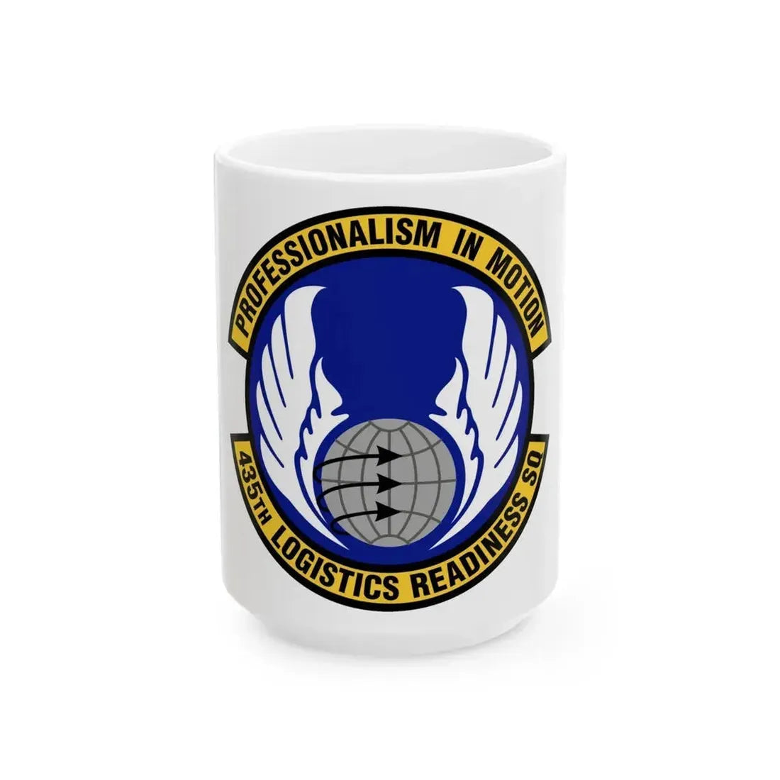 435th Logistics Readiness Squadron (U.S. Air Force) White Coffee Mug 15oz - Go Mug Yourself