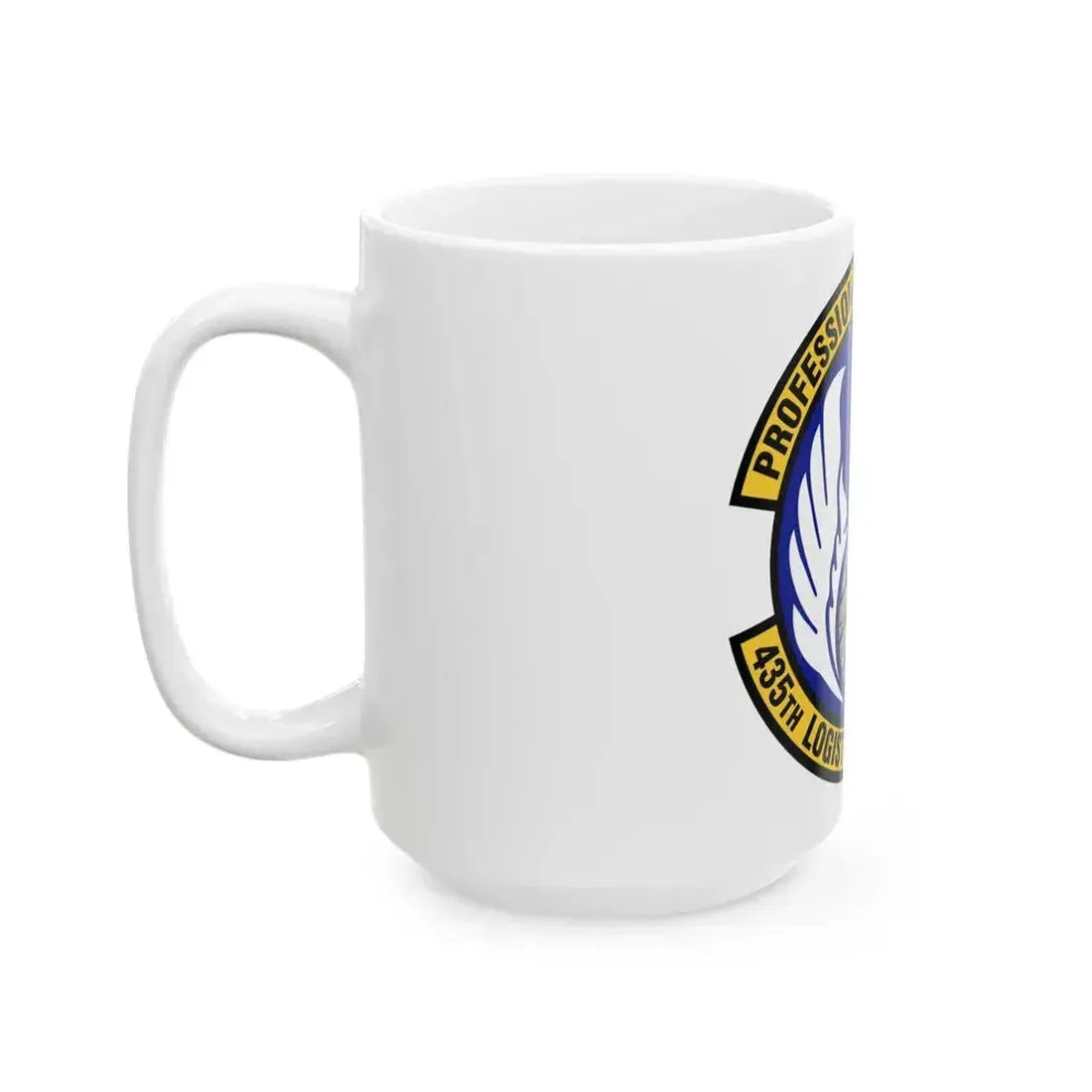 435th Logistics Readiness Squadron (U.S. Air Force) White Coffee Mug - Go Mug Yourself