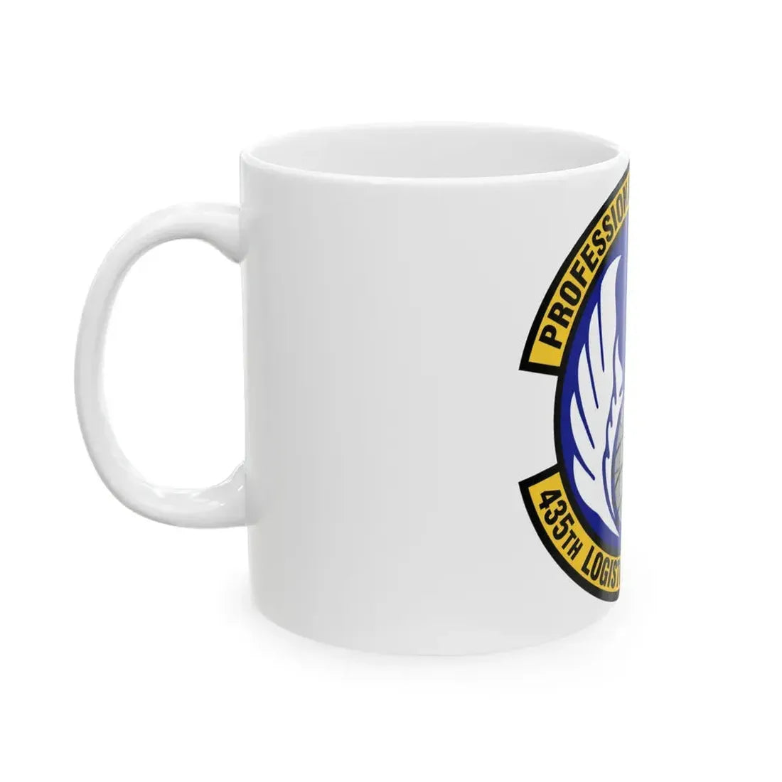 435th Logistics Readiness Squadron (U.S. Air Force) White Coffee Mug - Go Mug Yourself