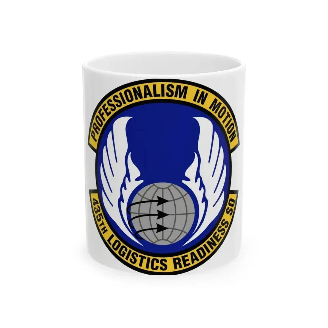435th Logistics Readiness Squadron (U.S. Air Force) White Coffee Mug - Go Mug Yourself