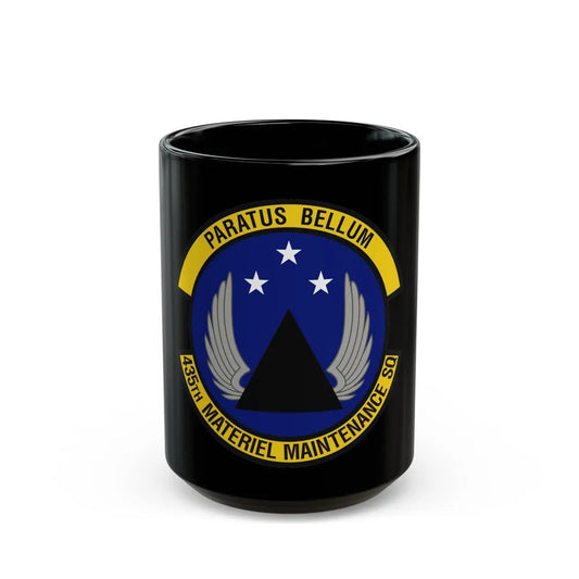 435th Materiel Maintenance Squadron (U.S. Air Force) Black Coffee Mug-15oz-Go Mug Yourself