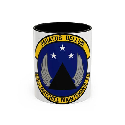 435th Materiel Maintenance Squadron (U.S. Air Force) Accent Coffee Mug 11oz Black - Go Mug Yourself