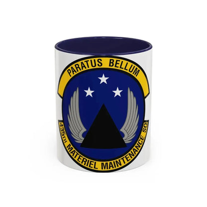 435th Materiel Maintenance Squadron (U.S. Air Force) Accent Coffee Mug 11oz Navy - Go Mug Yourself