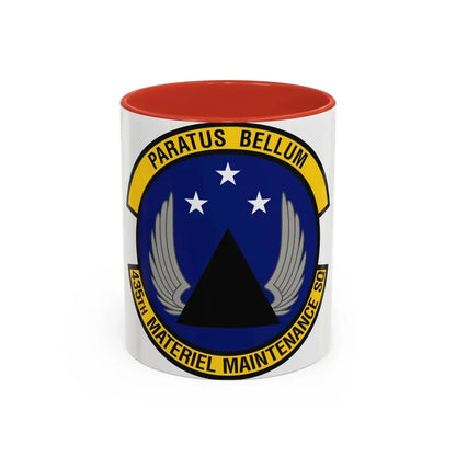 435th Materiel Maintenance Squadron (U.S. Air Force) Accent Coffee Mug 11oz Red - Go Mug Yourself