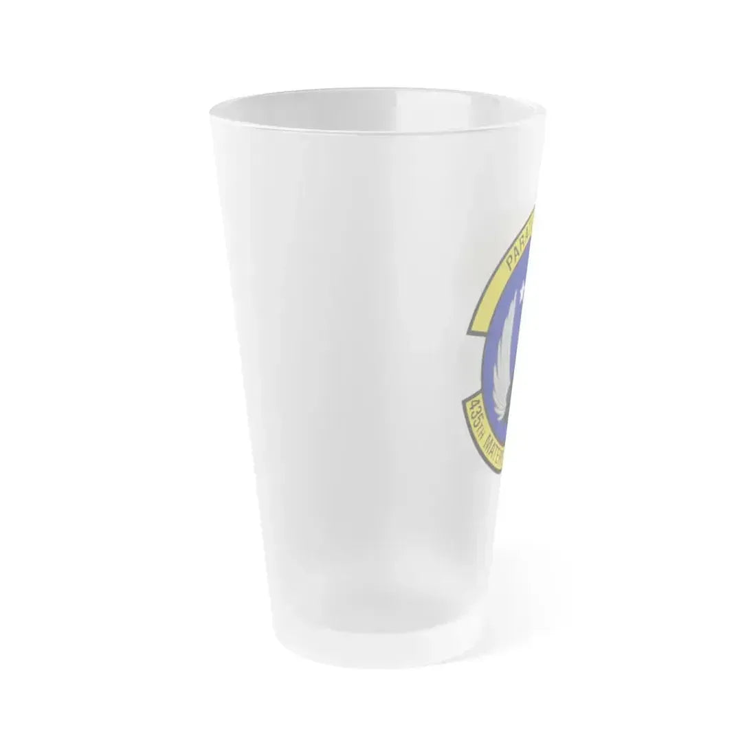 435th Materiel Maintenance Squadron (U.S. Air Force) Frosted Pint Glass 16oz - Go Mug Yourself