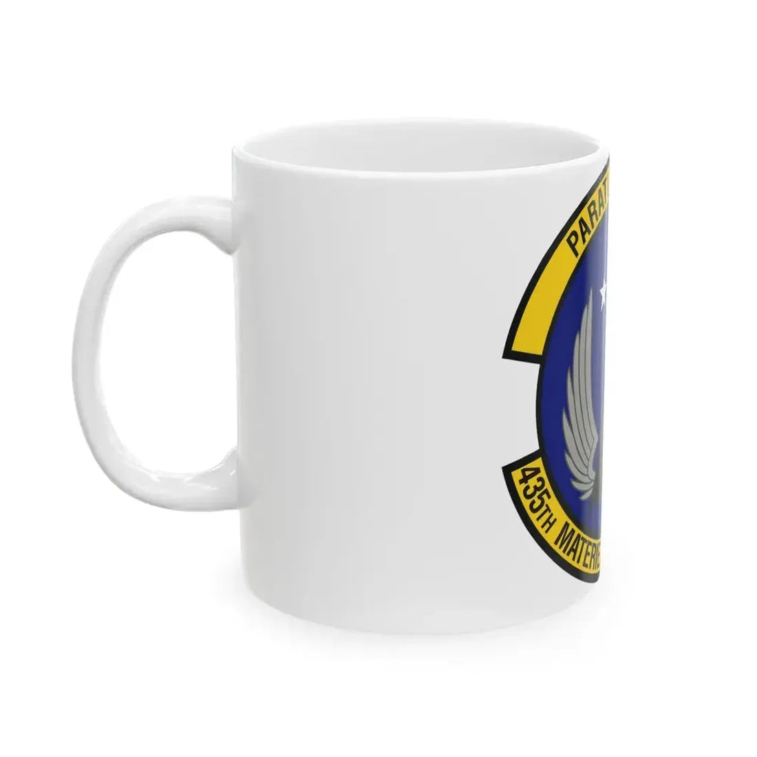 435th Materiel Maintenance Squadron (U.S. Air Force) White Coffee Mug - Go Mug Yourself