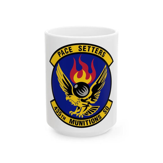 435th Munitions Squadron (U.S. Air Force) White Coffee Mug-15oz-Go Mug Yourself