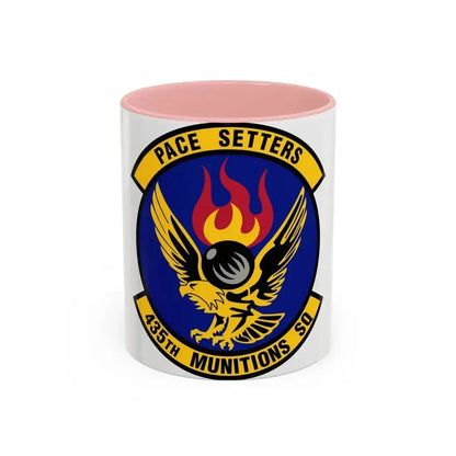 435th Munitions Squadron (U.S. Air Force) Accent Coffee Mug 11oz Pink - Go Mug Yourself