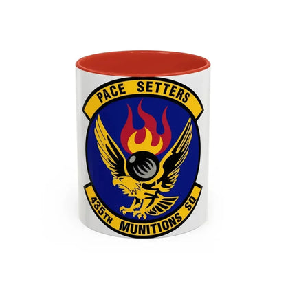 435th Munitions Squadron (U.S. Air Force) Accent Coffee Mug 11oz Red - Go Mug Yourself