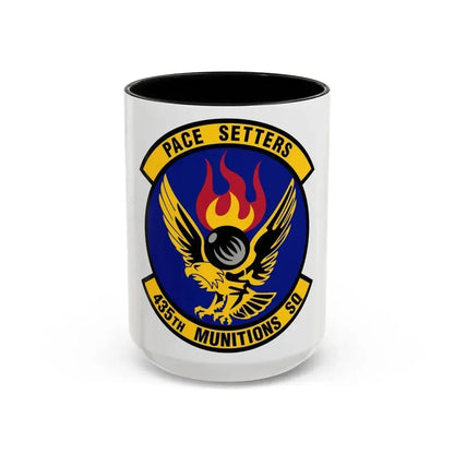 435th Munitions Squadron (U.S. Air Force) Accent Coffee Mug 15oz Black - Go Mug Yourself