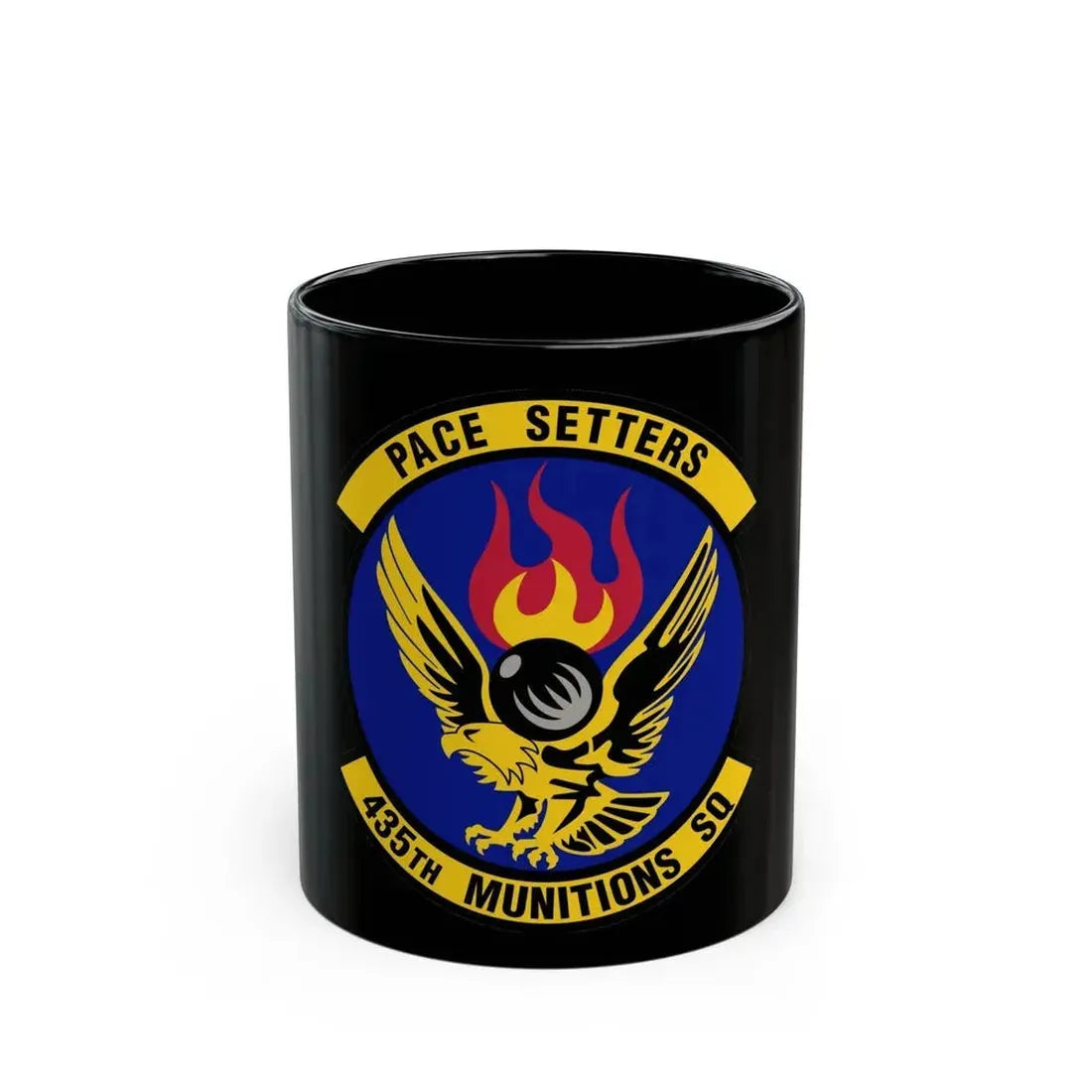 435th Munitions Squadron (U.S. Air Force) Black Coffee Mug - Go Mug Yourself