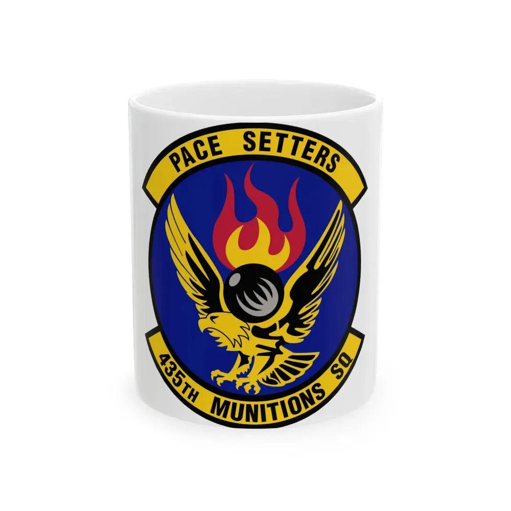 435th Munitions Squadron (U.S. Air Force) White Coffee Mug 11oz - Go Mug Yourself