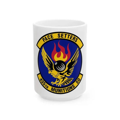 435th Munitions Squadron (U.S. Air Force) White Coffee Mug 15oz - Go Mug Yourself