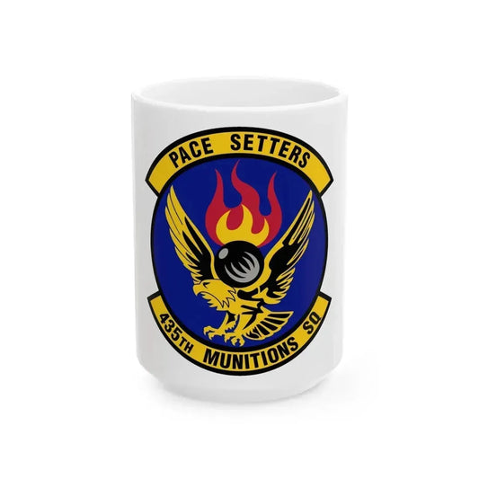 435th Munitions Squadron (U.S. Air Force) White Coffee Mug 15oz - Go Mug Yourself