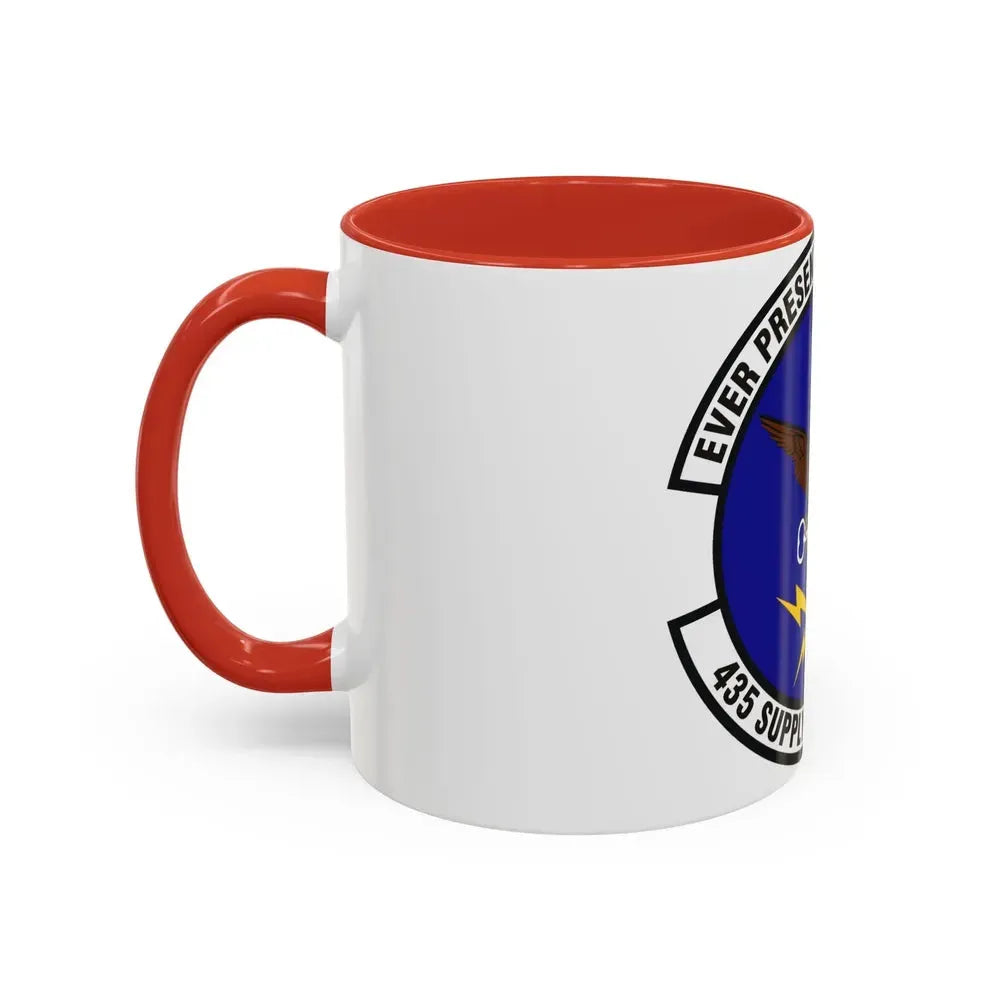 435th Supply Chain Operations Squadron (U.S. Air Force) Accent Coffee Mug - Go Mug Yourself