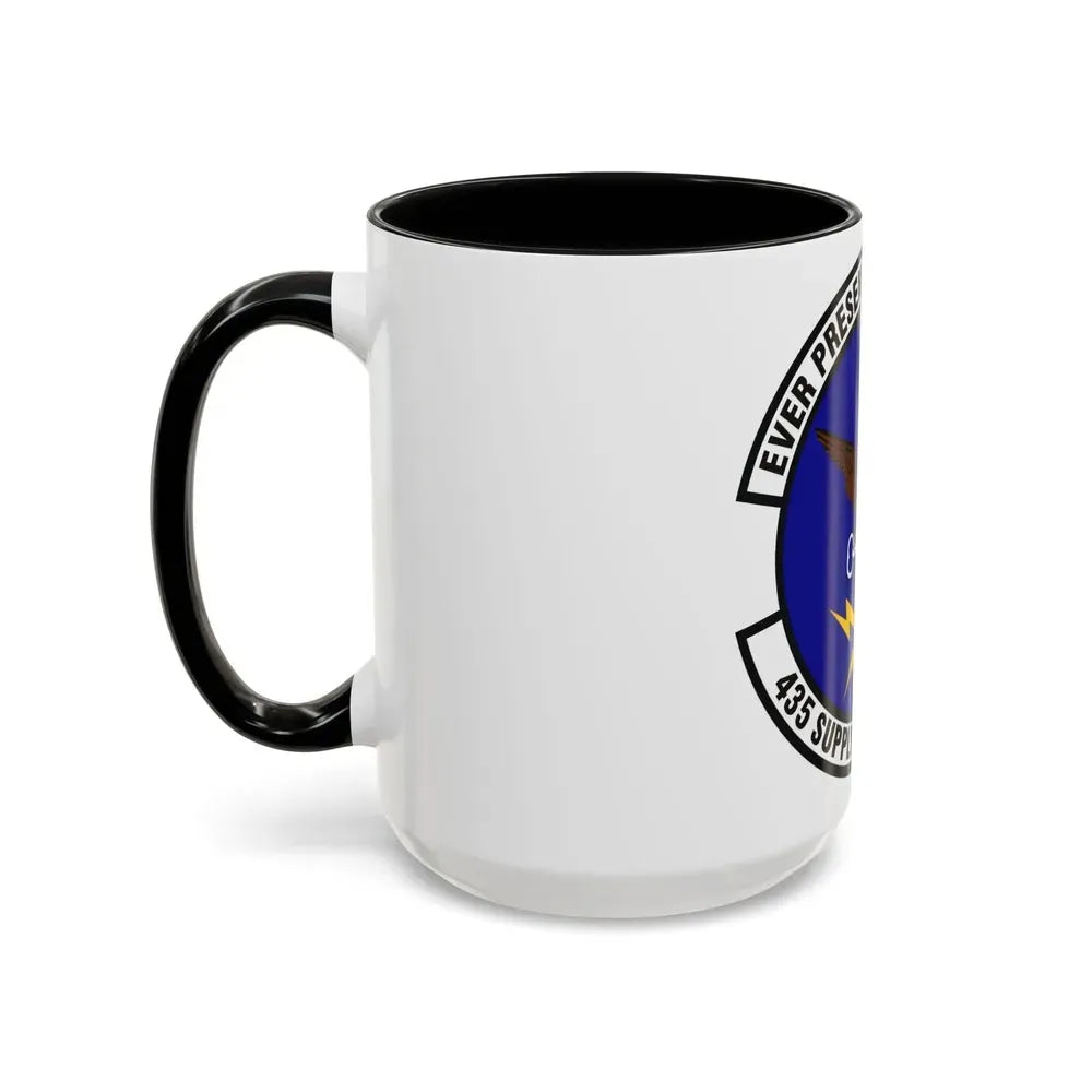 435th Supply Chain Operations Squadron (U.S. Air Force) Accent Coffee Mug - Go Mug Yourself