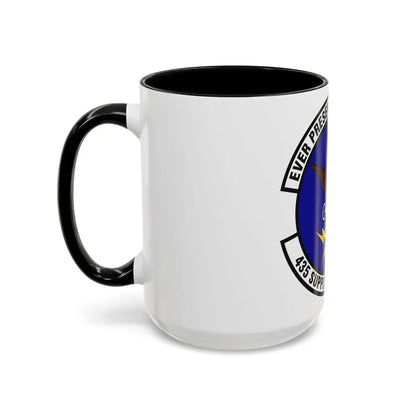 435th Supply Chain Operations Squadron (U.S. Air Force) Accent Coffee Mug - Go Mug Yourself