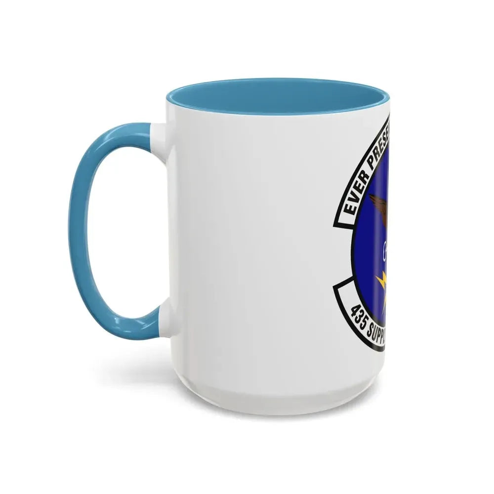 435th Supply Chain Operations Squadron (U.S. Air Force) Accent Coffee Mug - Go Mug Yourself