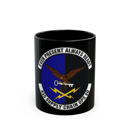 435th Supply Chain Operations Squadron (U.S. Air Force) Black Coffee Mug 11oz - Go Mug Yourself