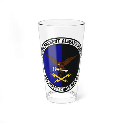 435th Supply Chain Operations Squadron (U.S. Air Force) Pint Glass 16oz 16oz - Go Mug Yourself